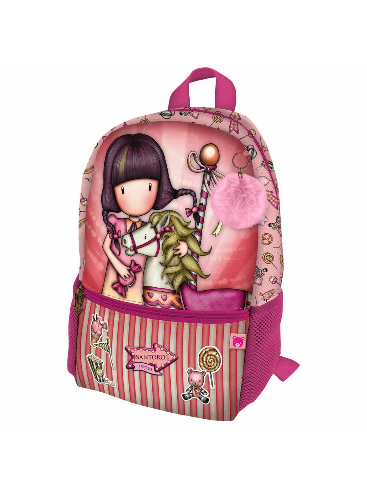 Cartable Gorjuss Carousel Mini Saumon (26 x 34 x 11.4 cm)