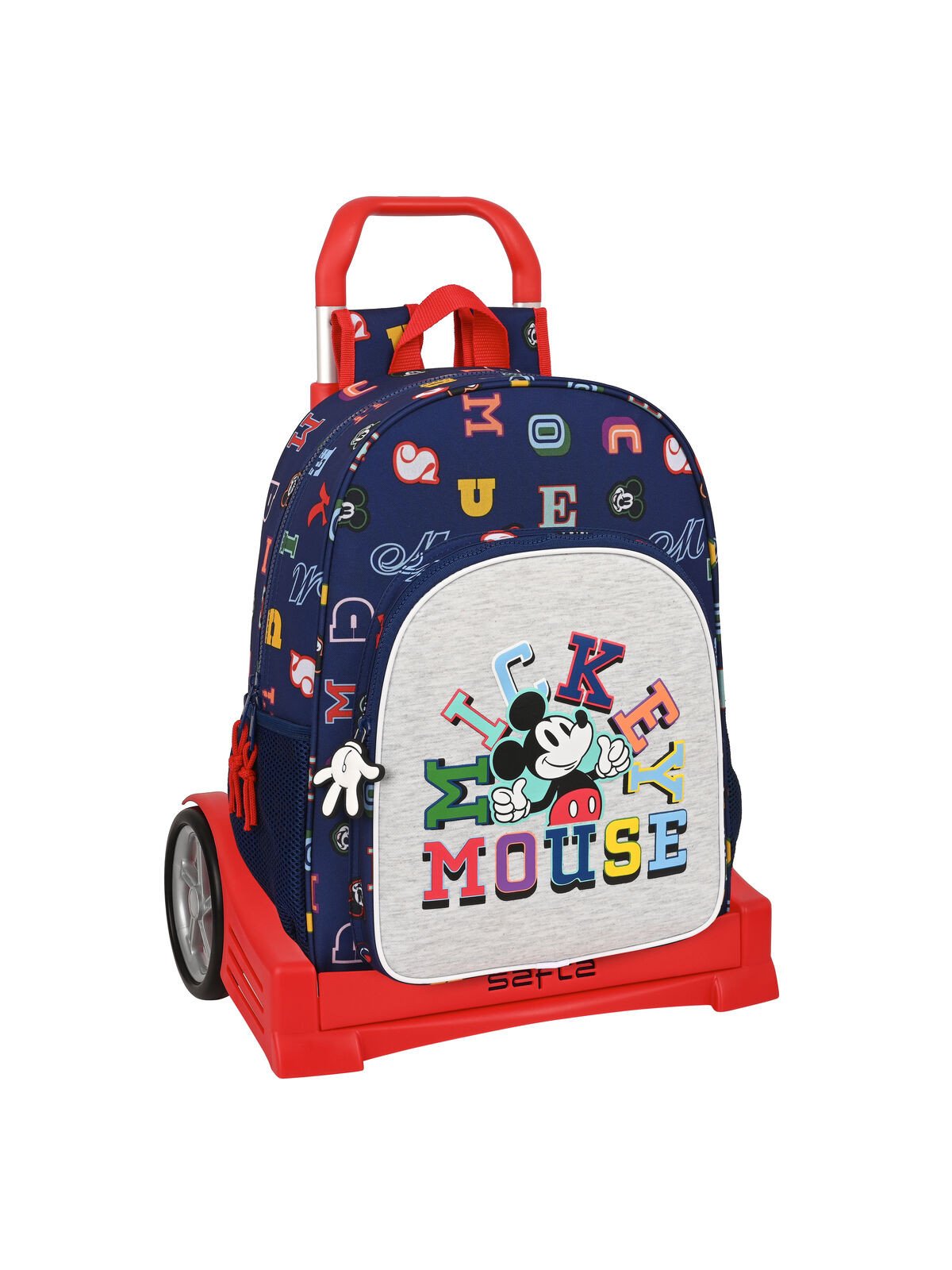 Cartable à roulettes Mickey Mouse Clubhouse Only one Blue marine (33 x 42 x 14 cm)