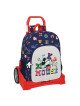 Cartable à roulettes Mickey Mouse Clubhouse Only one Blue marine (33 x 42 x 14 cm)
