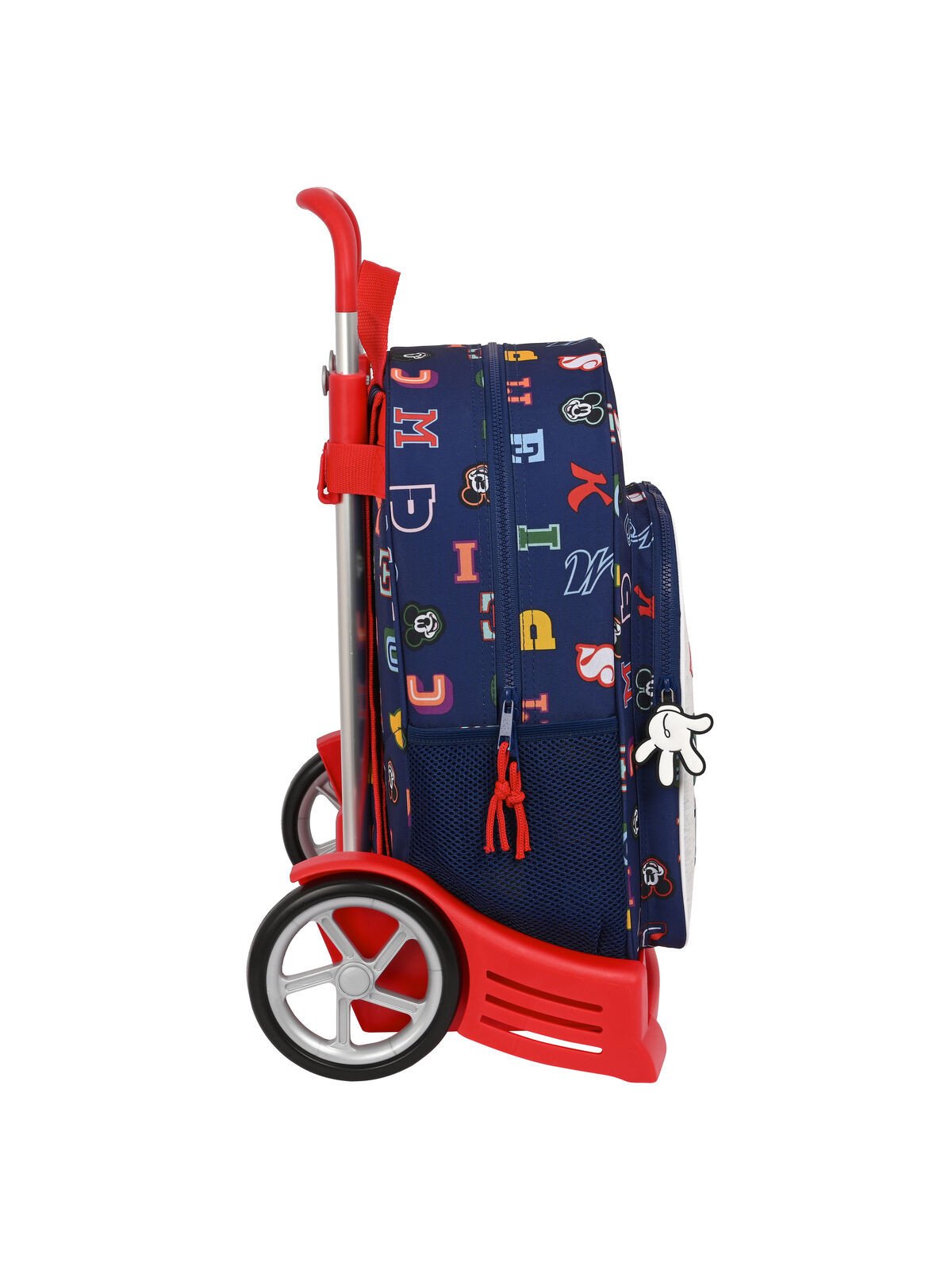 Cartable à roulettes Mickey Mouse Clubhouse Only one Blue marine (33 x 42 x 14 cm)