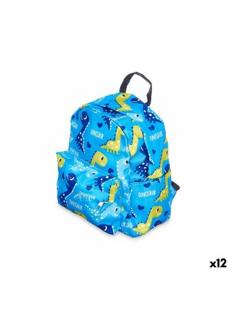 Cartable Dinosaures Multicouleur 28 x 12 x 22 cm (12 Unités)
