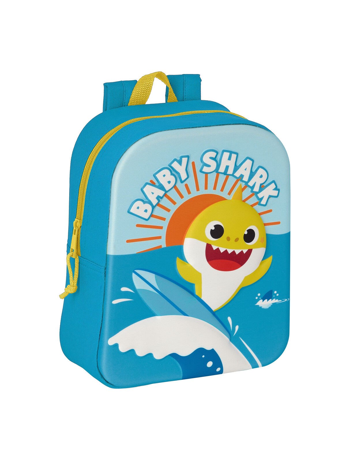 Cartable Baby Shark 3D Bleu 22 x 27 x 10 cm