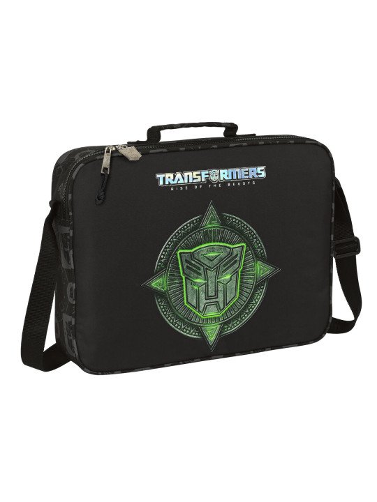 Cartable d'école Transformers Noir 38 x 28 x 6 cm