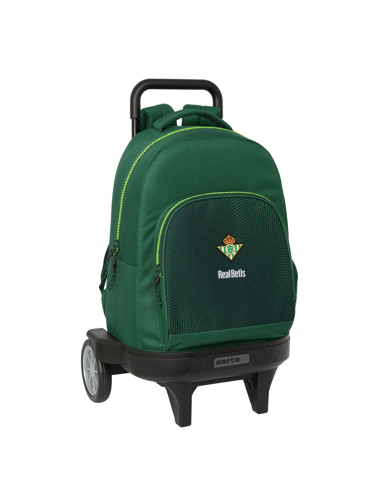 Cartable à roulettes Real Betis Balompié Vert 33 x 45 x 22 cm