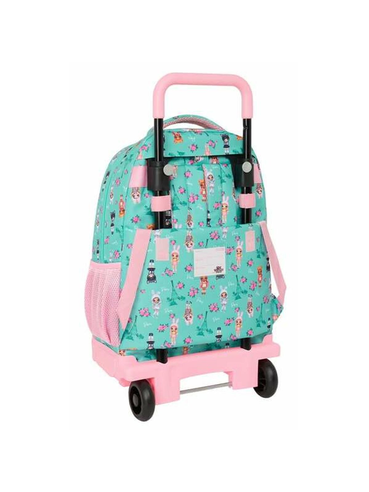 Cartable NaNaNa Surprise Bunny Rose Turquoise 33 x 45 x 22 cm